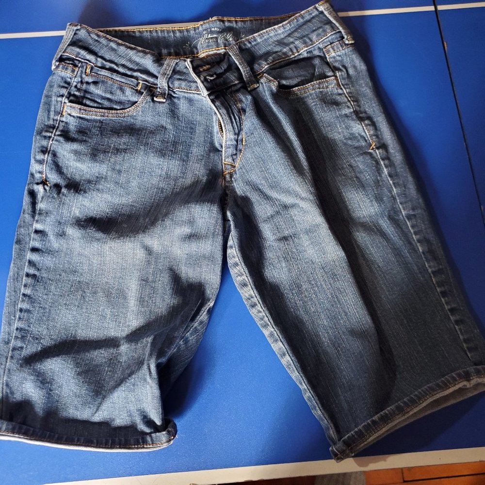Old Navy Bermuda Jean Shorts size 4